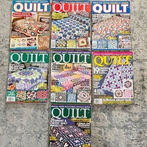 7! Quilts Magazines Publication Years Ranging 1987-1999